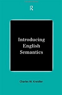 [중고] Introducing English Semantics (Paperback)