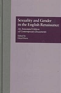 Sexuality and Gender in the English Renaissance (Hardcover)