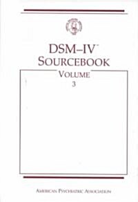 Dsm-IV Sourcebook (Hardcover)