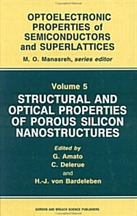 Structural and Optical Properties of Porous Silicon Nanostructures (Hardcover)