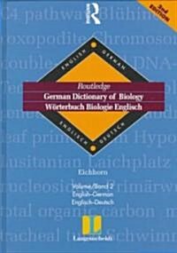 German Dictionary of Biology Vol 2 : (English-German) Vol 2 (Hardcover)