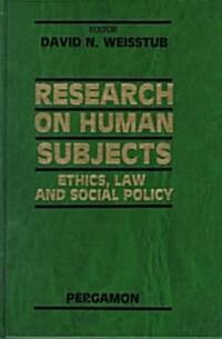 Research on Human Subjects (Hardcover)