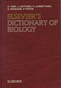 Elseviers Dictionary of Biology (Hardcover)