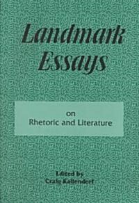 Landmark Essays on Rhetoric and Literature: Volume 16 (Paperback)