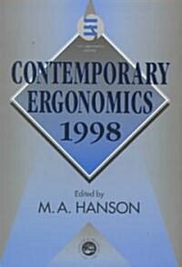 Contemporary Ergonomics 1998 (Paperback)