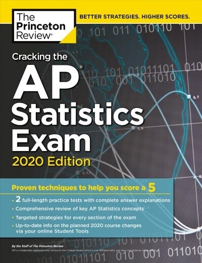 [중고] Cracking the AP Statistics Exam, 2020 Edition: Practice Tests & Proven Techniques to Help You Score a 5 (Paperback)