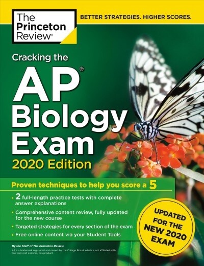[중고] Cracking the AP Biology Exam, 2020 Edition: Practice Tests & Prep for the New 2020 Exam (Paperback)