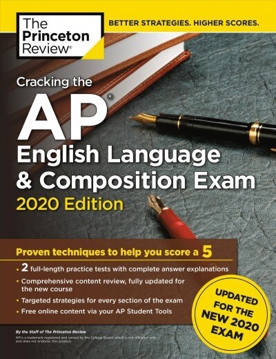 Cracking the AP English Language & Composition Exam, 2020 Edition: Practice Tests & Prep for the New 2020 Exam (Paperback)