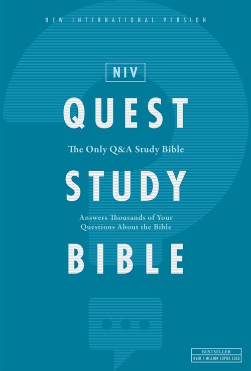 Niv, Quest Study Bible, Hardcover, Comfort Print: The Only Q and A Study Bible (Hardcover)