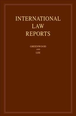 International Law Reports: Volume 181 (Hardcover)