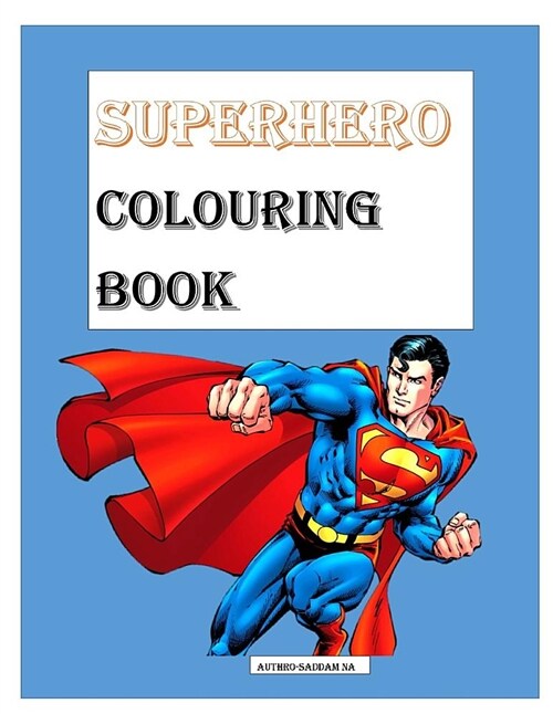 Superhero Colouring Book (Paperback)