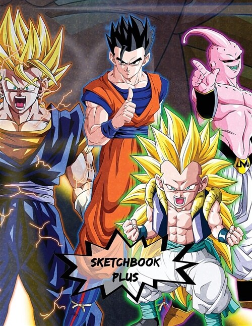 Sketchbook Plus: Dbz Art Mix: 100 Large High Quality Sketch Pages (Volume 11) (Paperback)