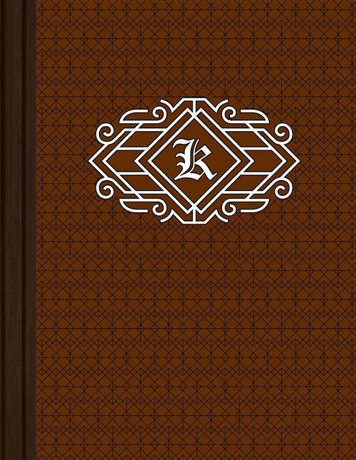 K: Mens Style Dot-Grid Notebook and Journal for That Special Guy in Your Life (Paperback)