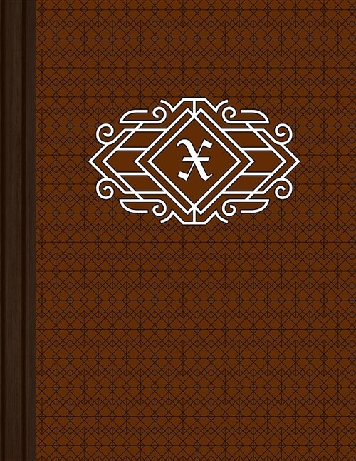 X: Mens Style Dot-Grid Notebook and Journal for That Special Guy in Your Life (Paperback)