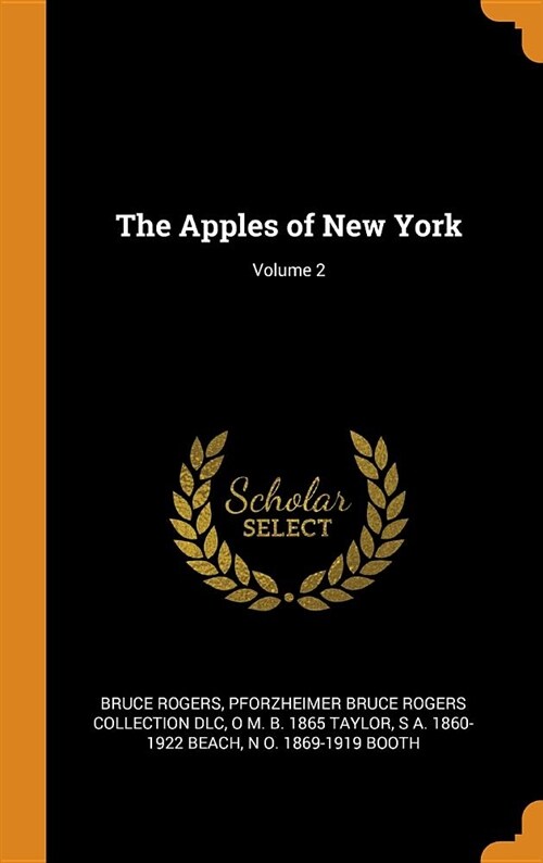 The Apples of New York; Volume 2 (Hardcover)