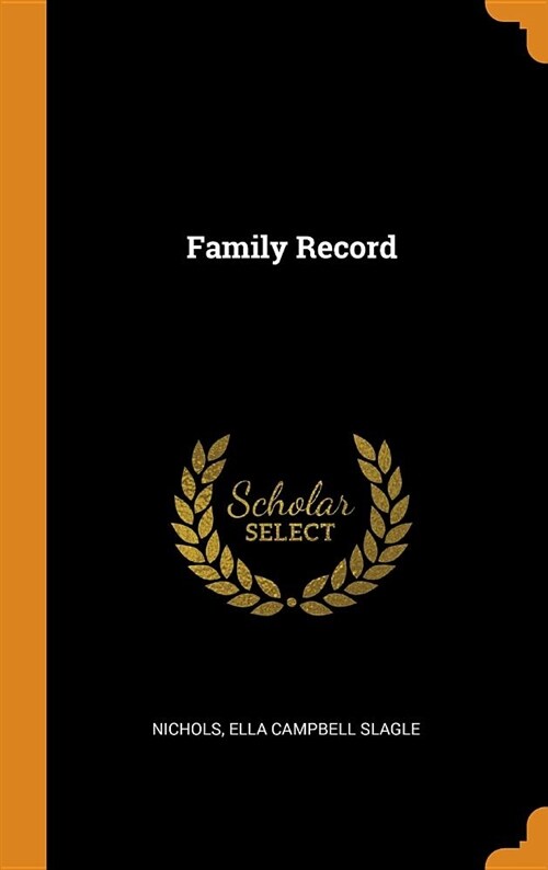 Family Record (Hardcover)