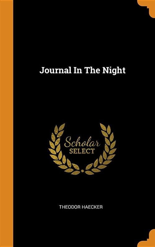 Journal in the Night (Hardcover)