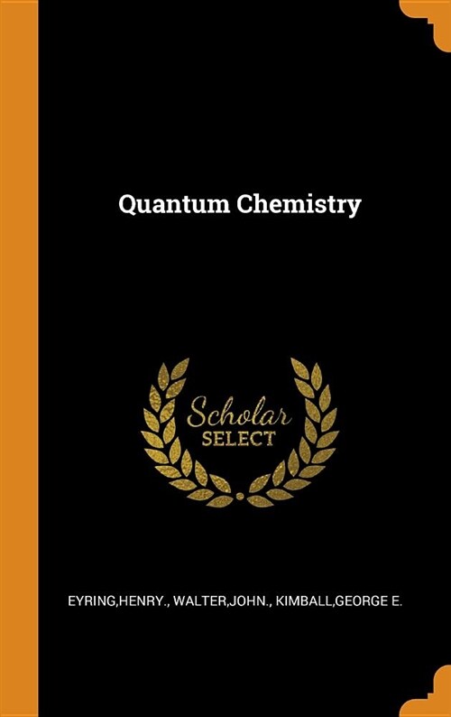 Quantum Chemistry (Hardcover)