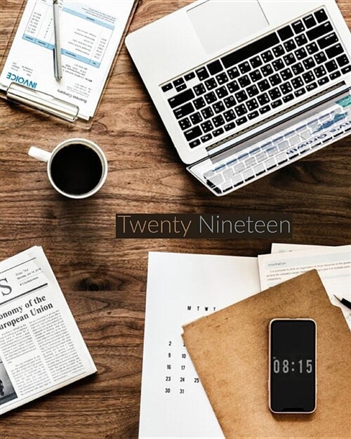 Twenty Nineteen: Just Plan It! Daily Calendar/Appointment Book/Academic Planner (Paperback)