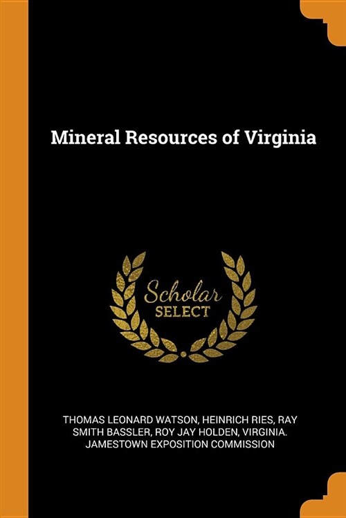 Mineral Resources of Virginia (Paperback)