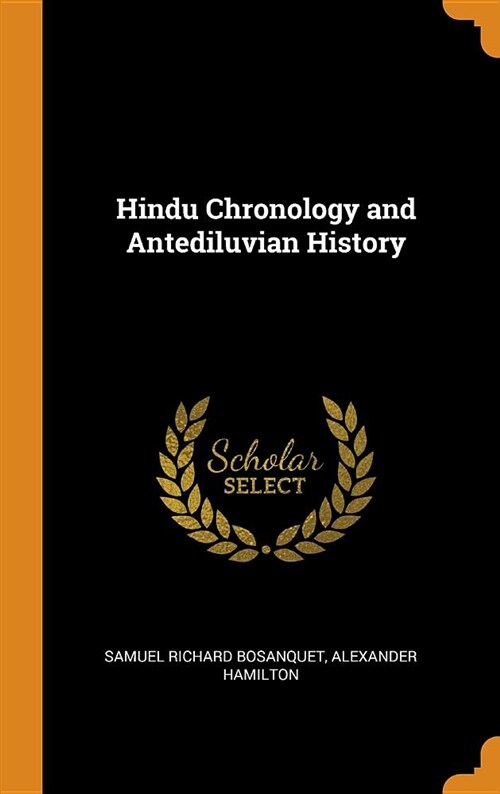 Hindu Chronology and Antediluvian History (Hardcover)