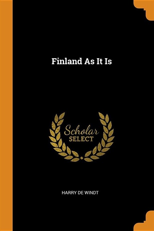 Finland as It Is (Paperback)