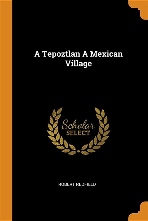 A Tepoztlan a Mexican Village (Paperback)