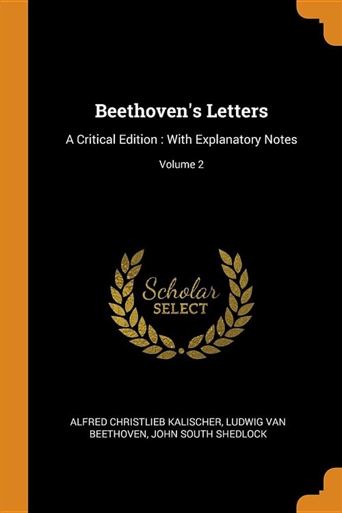 Beethovens Letters: A Critical Edition: With Explanatory Notes; Volume 2 (Paperback)