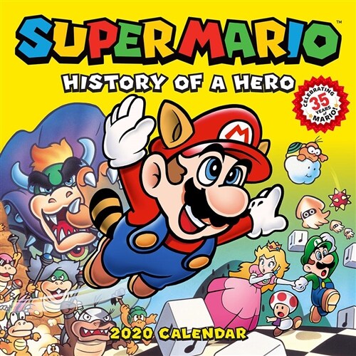 Super Mario Retro 2020 Wall Calendar: History of a Hero (Wall)