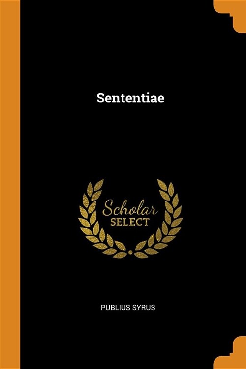 Sententiae (Paperback)