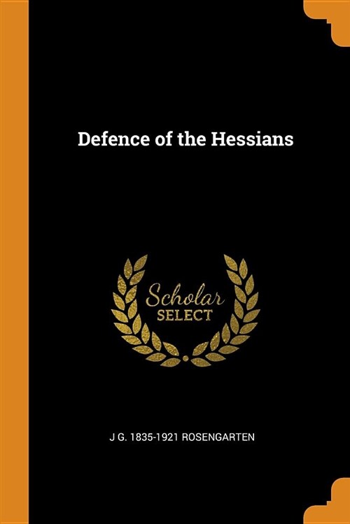 Defence of the Hessians (Paperback)