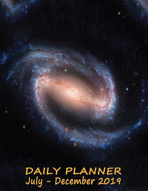Daily Planner July - December 2019: 6 Months Organizers - Ngc 1300 Galaxy (Paperback)