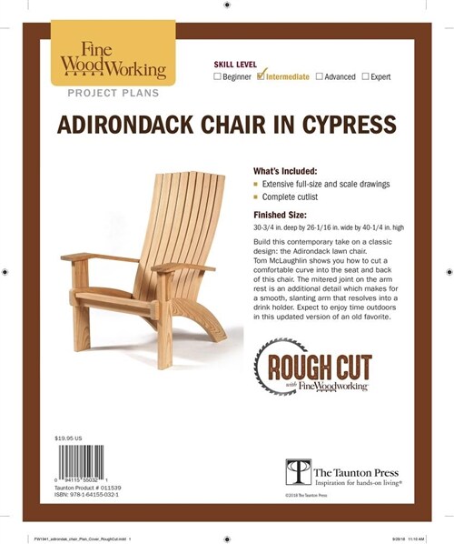 Fine Woodworkings Adirondack Chair in Cypress (Other)