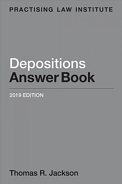 Depositions Answer Book (Paperback, 2019)