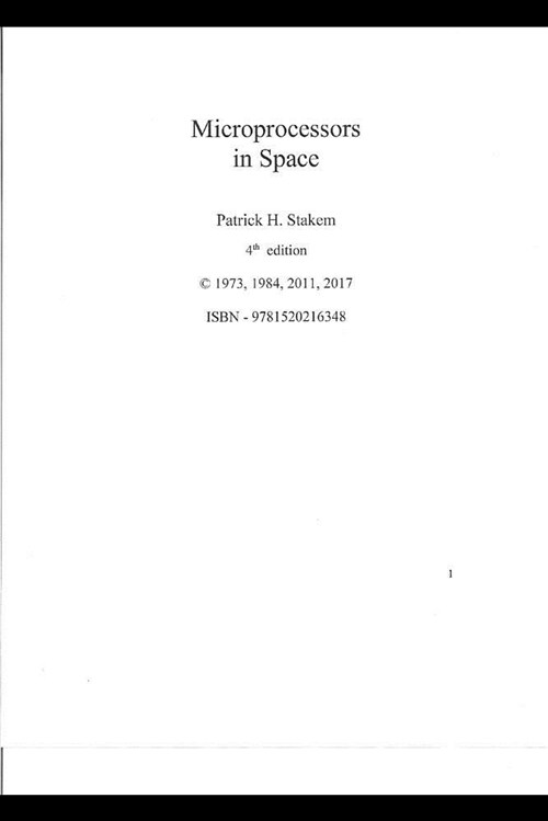 Microprocessors in Space (Paperback)