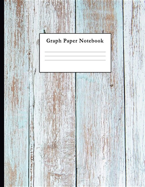 Graph Paper Notebook: Vintage Wooden Texture Quad Ruled 5 X 5 (.20 (Paperback)