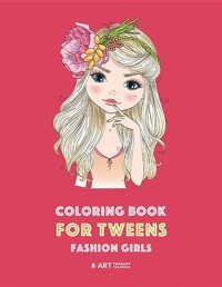 Coloring Books For Girls: Princess & Unicorn Designs: Advanced