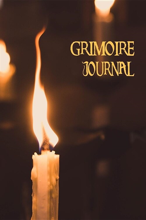 Grimoire Journal - Blank Book of Shadows: Candlelight Spell Book (Paperback)