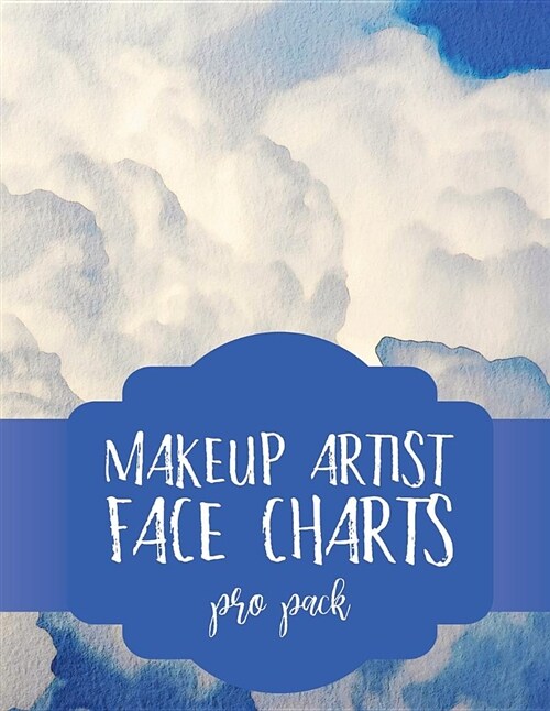 Makeup Artist Face Charts: Pro Pack (Paperback)