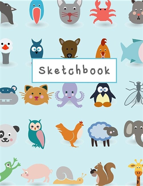 Sketchbook: Sketchbook for Kids, Boys, Girls, Blank Paper for Drawing, Doodling or Sketching, Journal and Sketch Pad, Blank Drawin (Paperback)