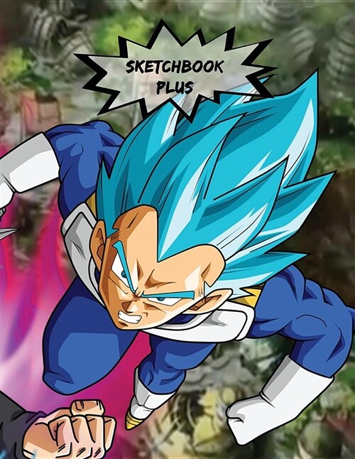 Sketchbook Plus: Dbz Art Mix: 100 Large High Quality Sketch Pages (Volume 5) (Paperback)