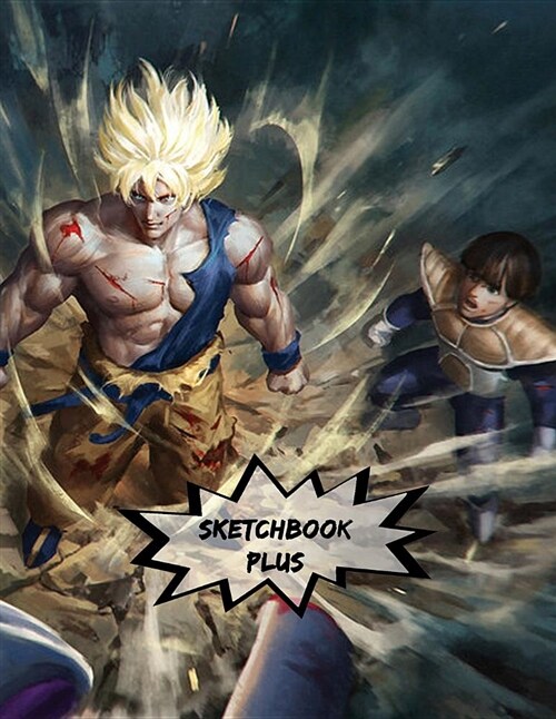 Sketchbook Plus: Dbz Art Mix: 100 Large High Quality Sketch Pages (Volume 15) (Paperback)