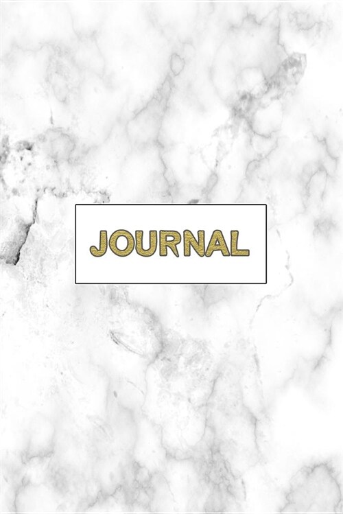 Gold Marble Journal: Lined Notebook (Paperback)