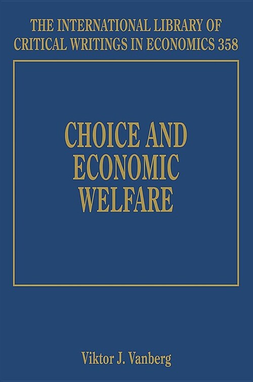 Choice and Economic Welfare (Hardcover)
