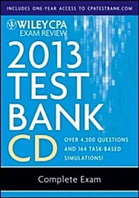 Wiley CPA Exam Review Test Bank 2013 (CD-ROM, Pass Code)