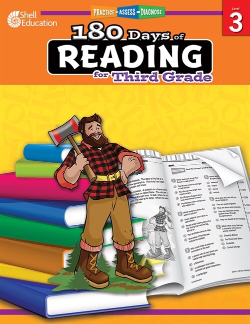 180 Days of Reading for Third Grade: Practice, Assess, Diagnose (Paperback)