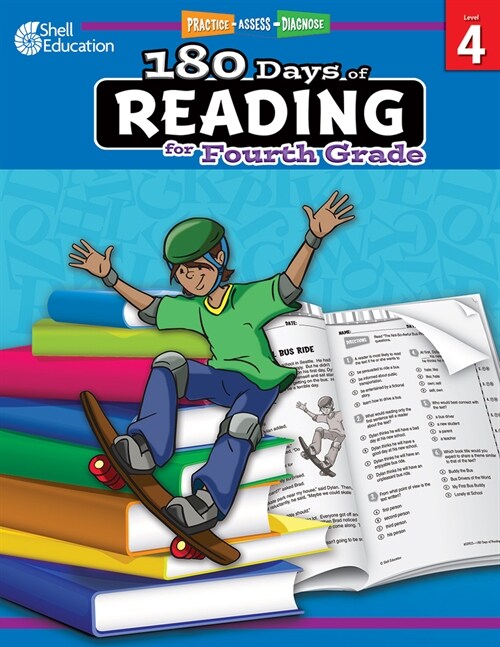 180 Days of Reading for Fourth Grade: Practice, Assess, Diagnose (Paperback)