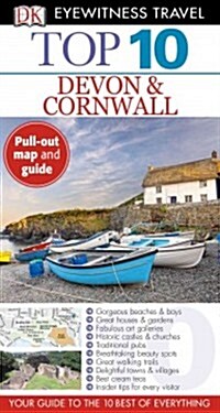 Top 10 Devon and Cornwall [With Pull-Out Map] (Paperback, Revised)