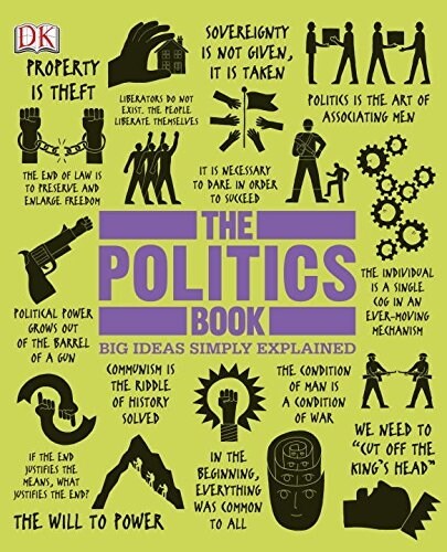 [중고] The Politics Book: Big Ideas Simply Explained (Hardcover)