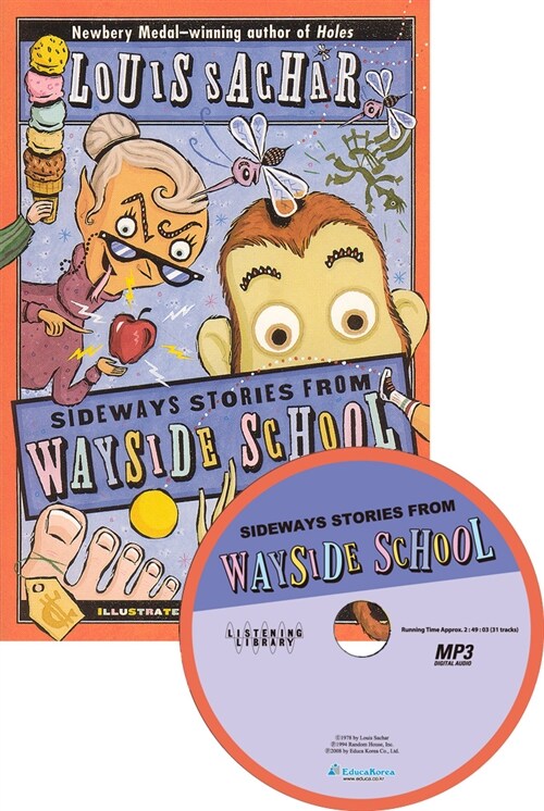 [중고] Sideways Stories from Wayside School (Paperbacks + MP3 CD)